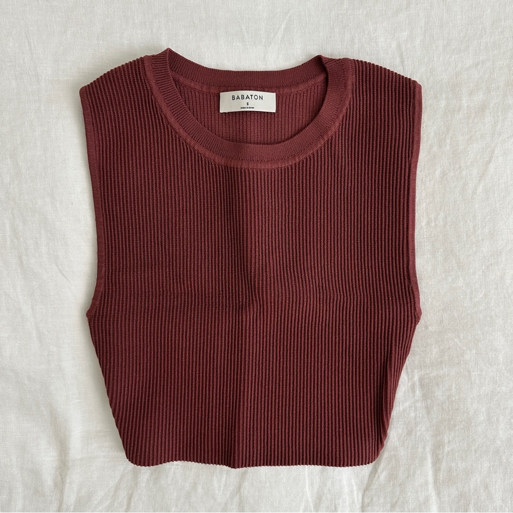 Aritzia Babaton sculpt knit tank